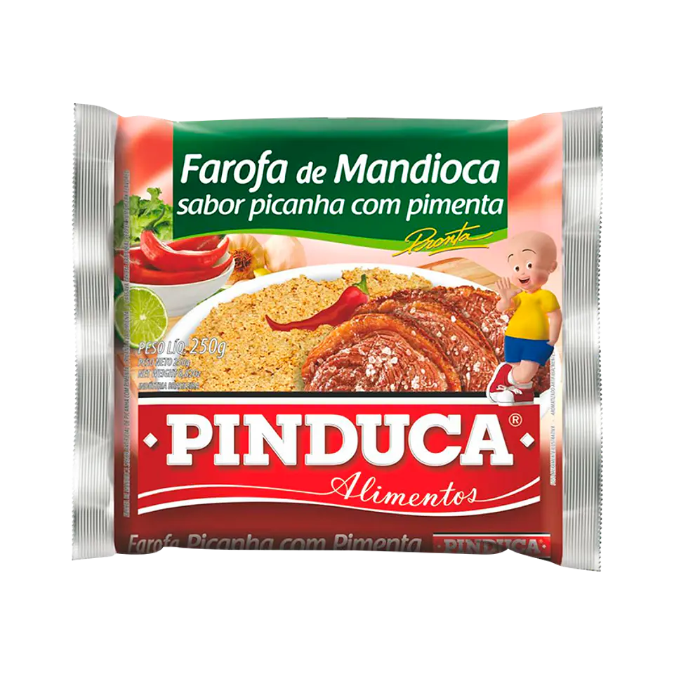 Farofa de Mandioca Picanha com Pimenta - Pinduca 250g 1