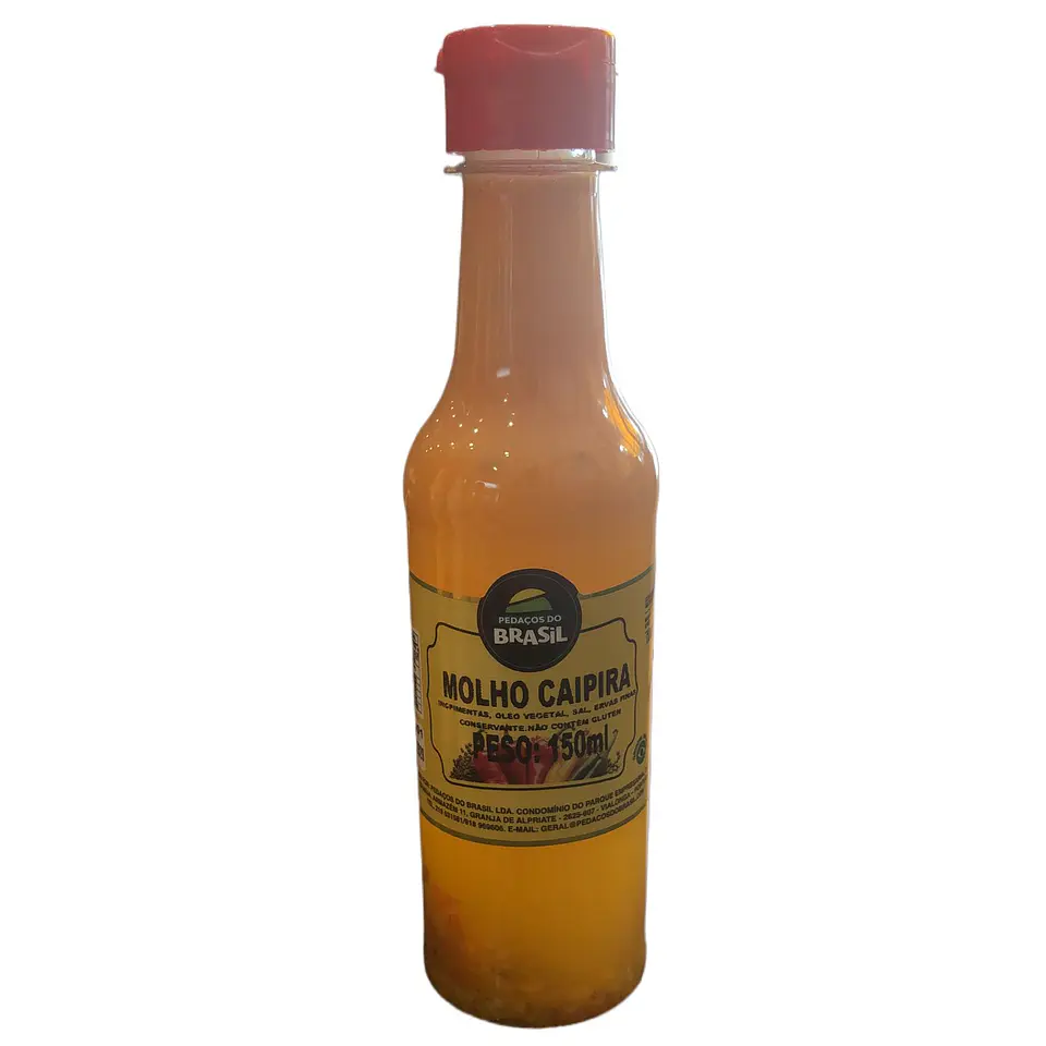 Molho Pimenta Caipira - Pedacos do Brasil 150ml 1