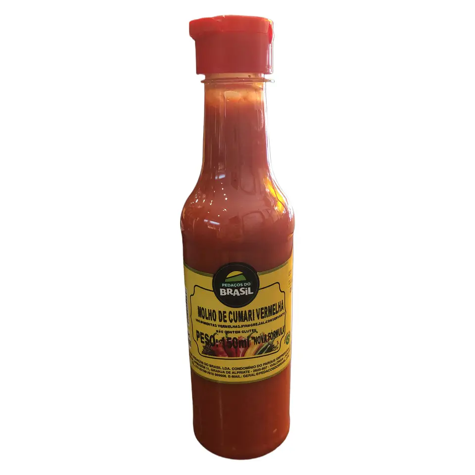 Molho Pimenta Curami Vermelha - Pedaços do Brasil 150ml 1