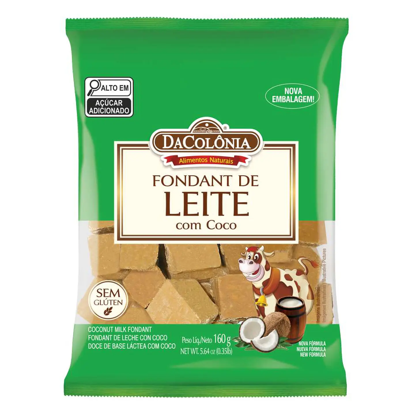 Fondant de Leite com Coco - DaColônia • 160g 1