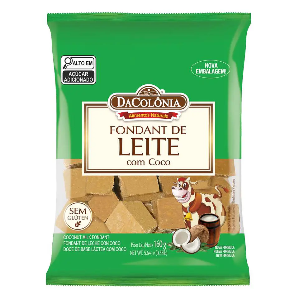 Fondant de Leite com Coco - DaColônia • 160g 1