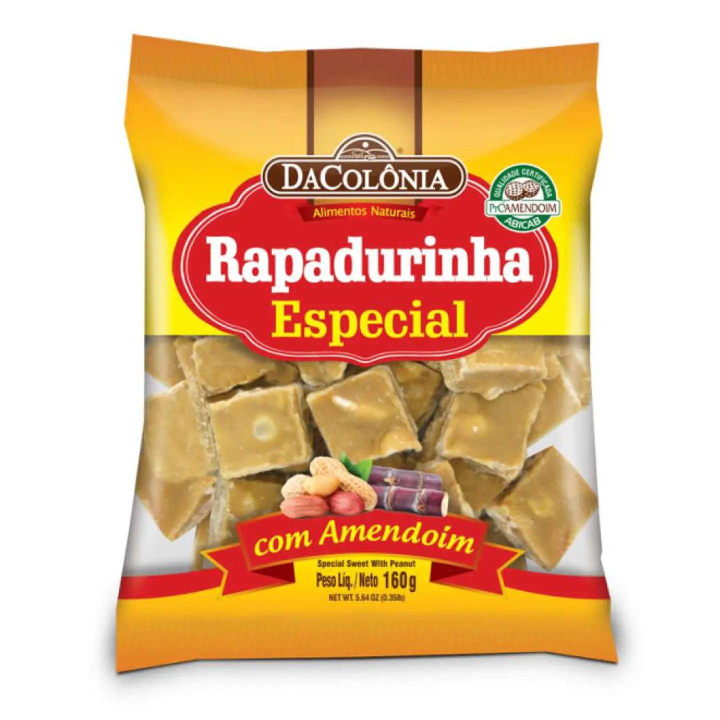 Rapadura Especial com Amendoim 160g  1