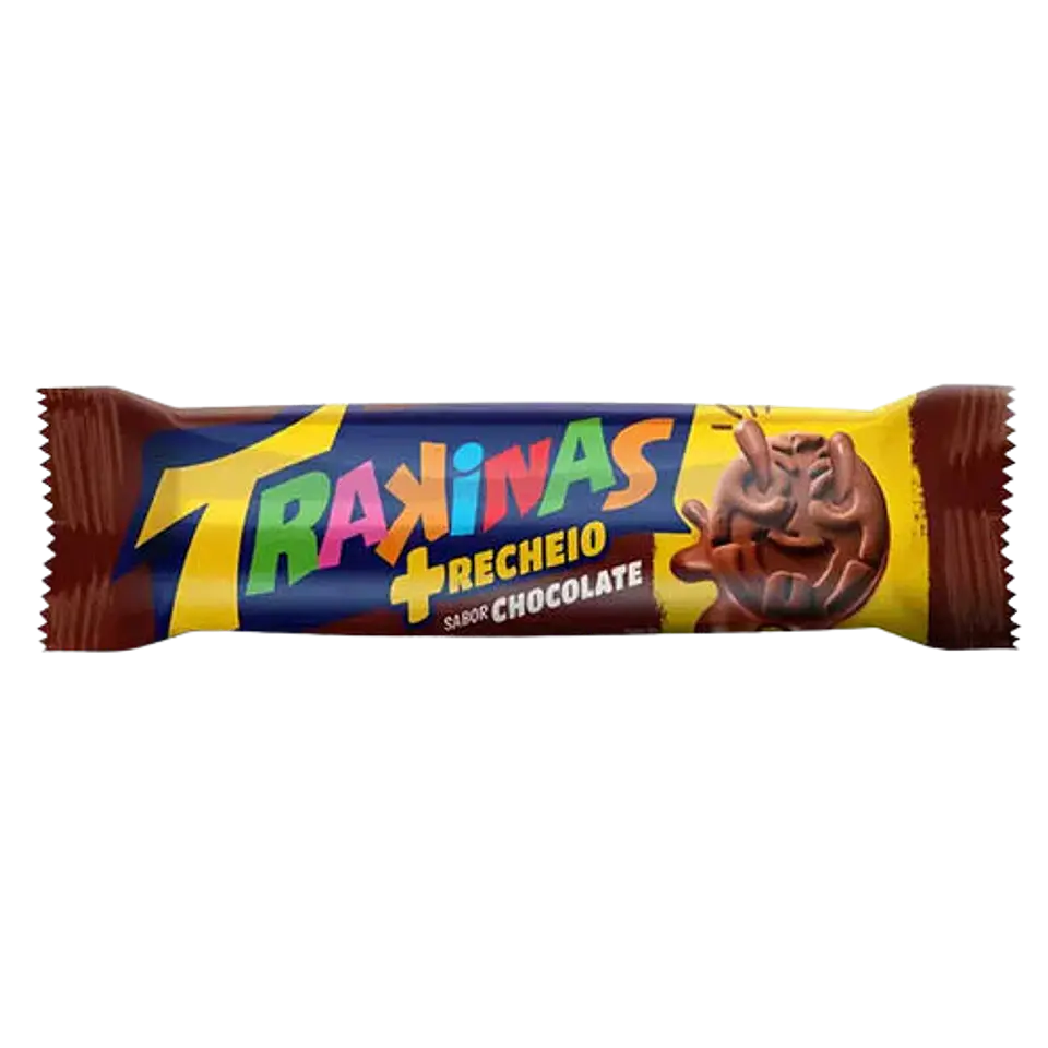 Biscoito Trakinas Chocolate - 126g 1