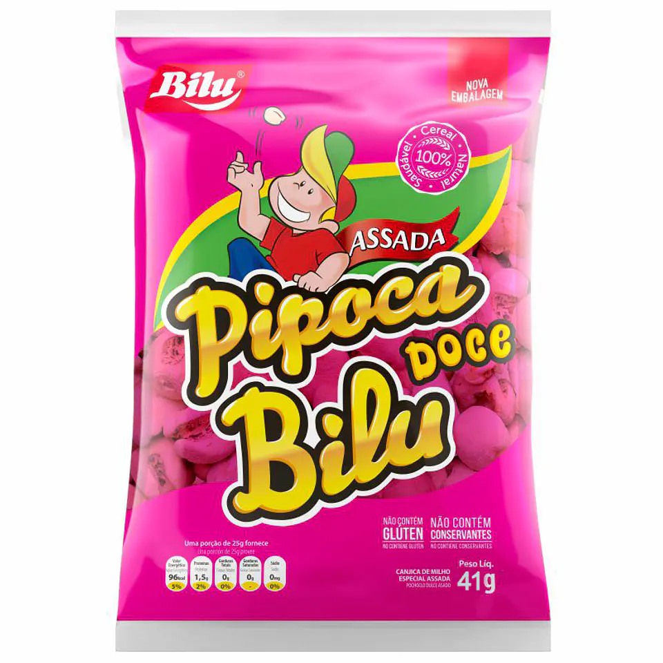 Pipoca Doce Tradicional - Bilu 41g 1