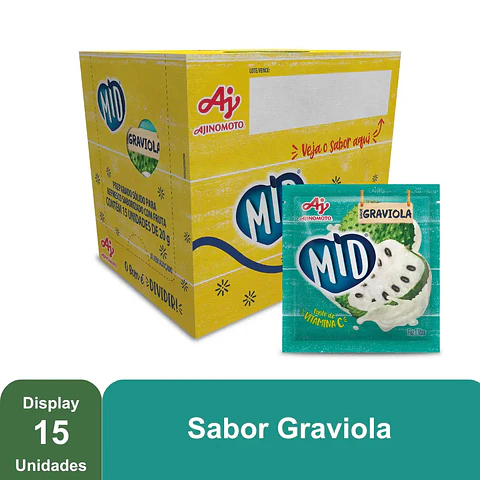 Refresco em pó MID Graviola cx