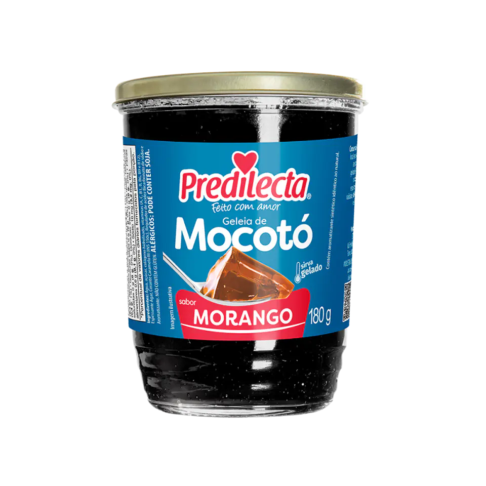 Geléia de Mocotó de Morango- Predilecta 180g 1