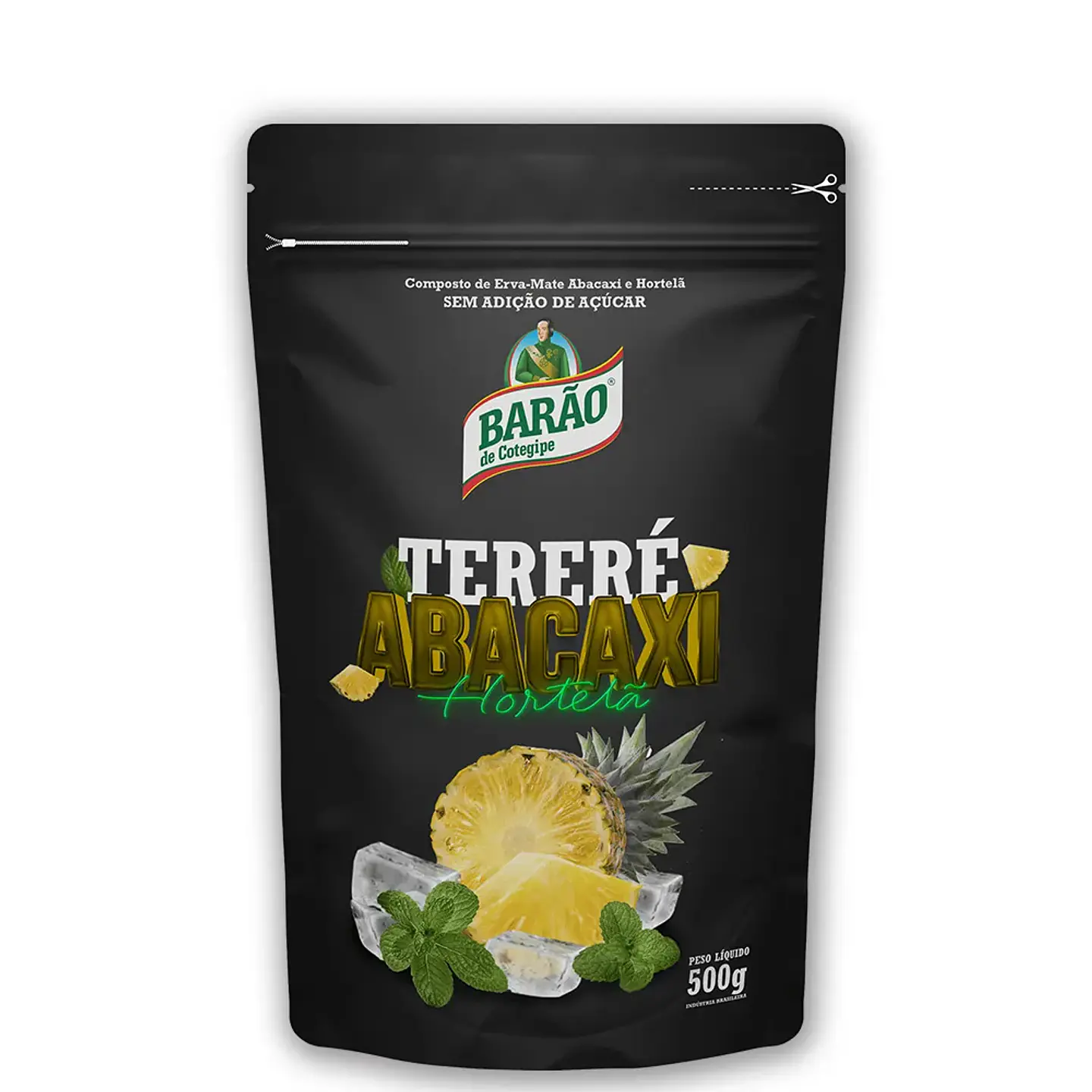 Erva-Mate Tereré Abacaxi com Hortelã - Barão 500g 1