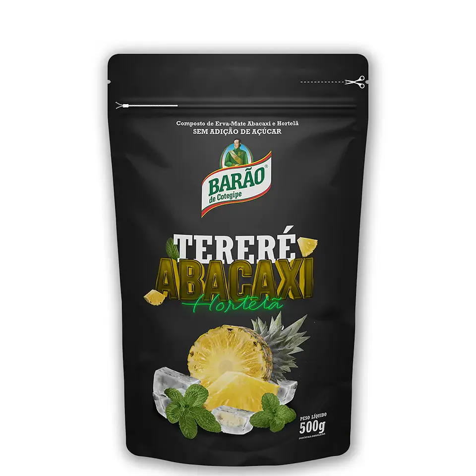 Erva-Mate Tereré Abacaxi com Hortelã - Barão 500g 1