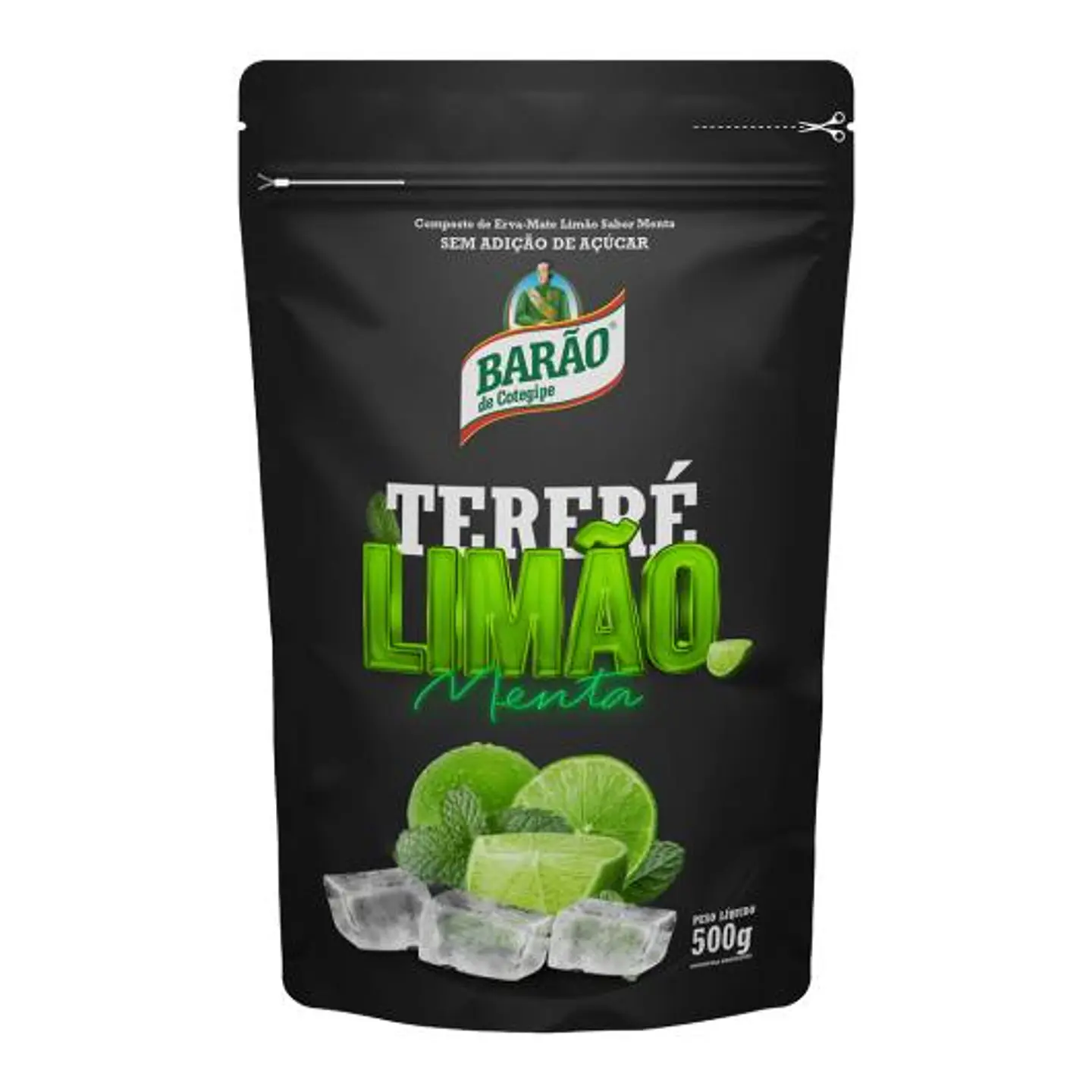 Erva-Mate Tereré Menta e Limão Extra Forte - Barão 500g 1