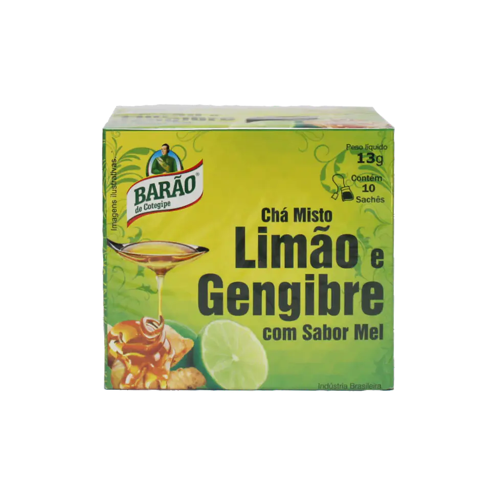 Chá de Limão e Gengibre - Barão (13g) 1