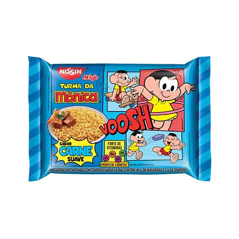 Macarrão Inst NISSIN LAMEN Carne 80g (Miojo)