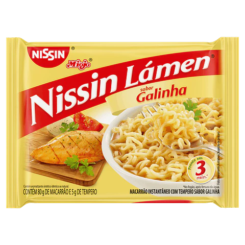 Macarrão Inst NISSIN LAMEN Galinha 80g (Miojo)