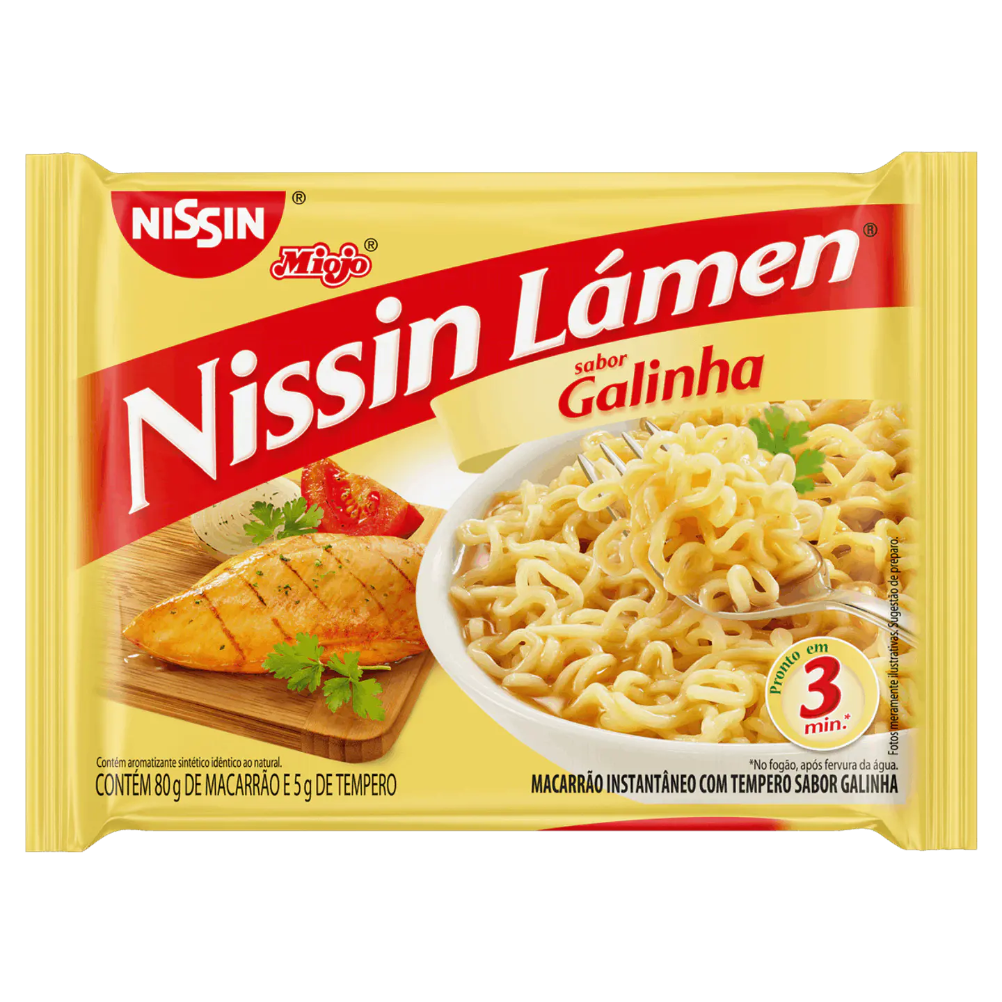Macarrão Inst NISSIN LAMEN Galinha 80g (Miojo) 1