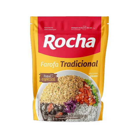 Farofa de Mandioca Tradicional Rocha 400g