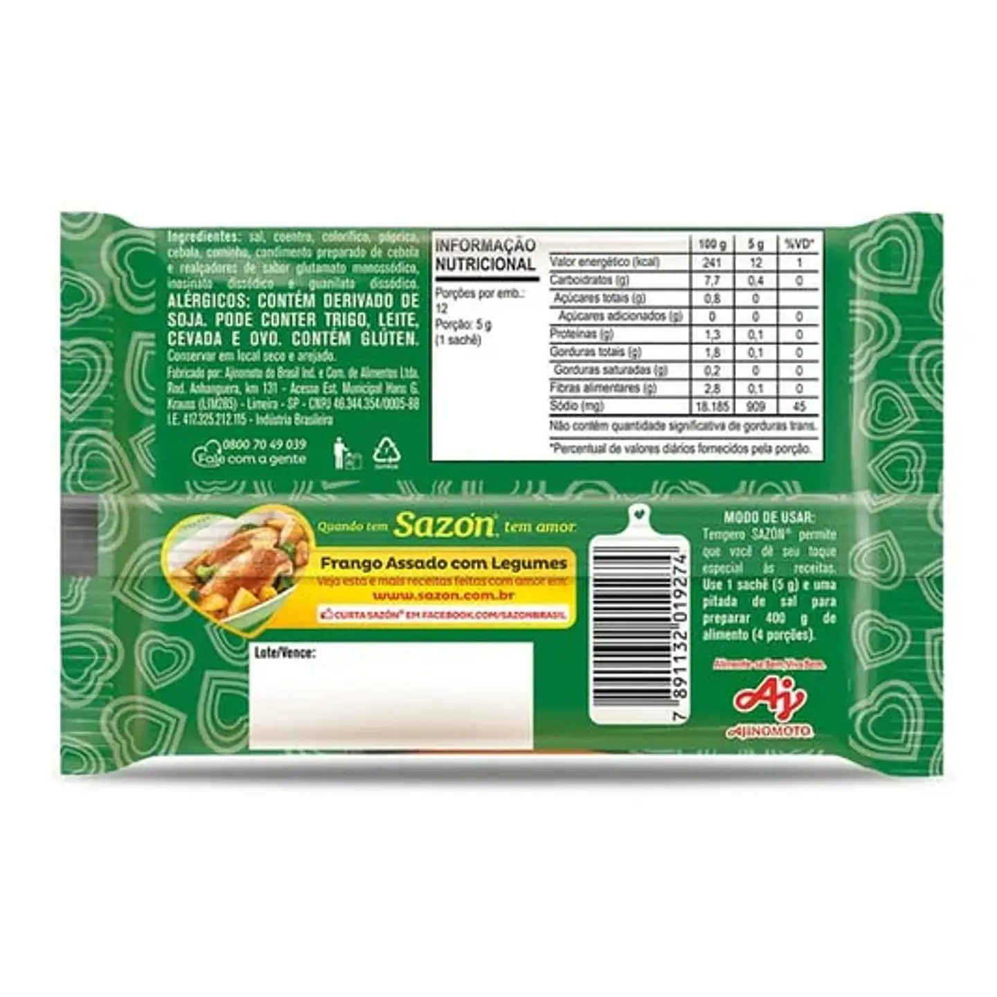 Sazon Caldo de Frango 60g 2