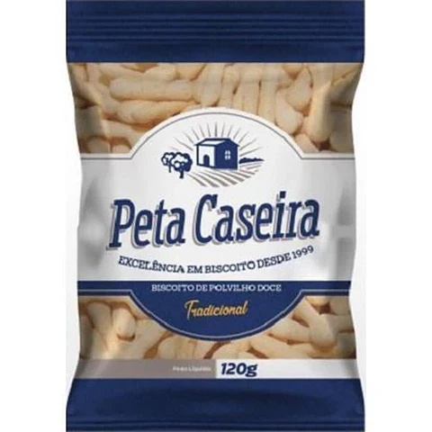 Biscoito de Polvilho Peta Caseira Tradicional 120g