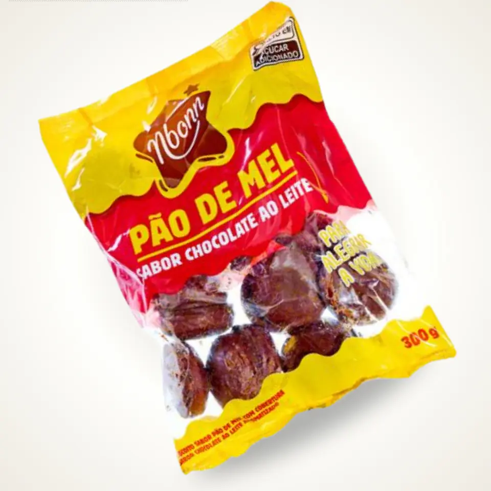 Pão De Mel Chocolate Ao Leite 300gr - Nbonn  1