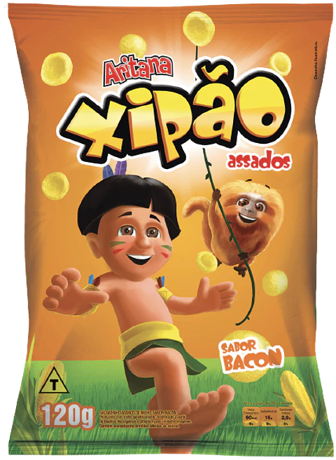 Salgadinho Xipão Bacon 120g 