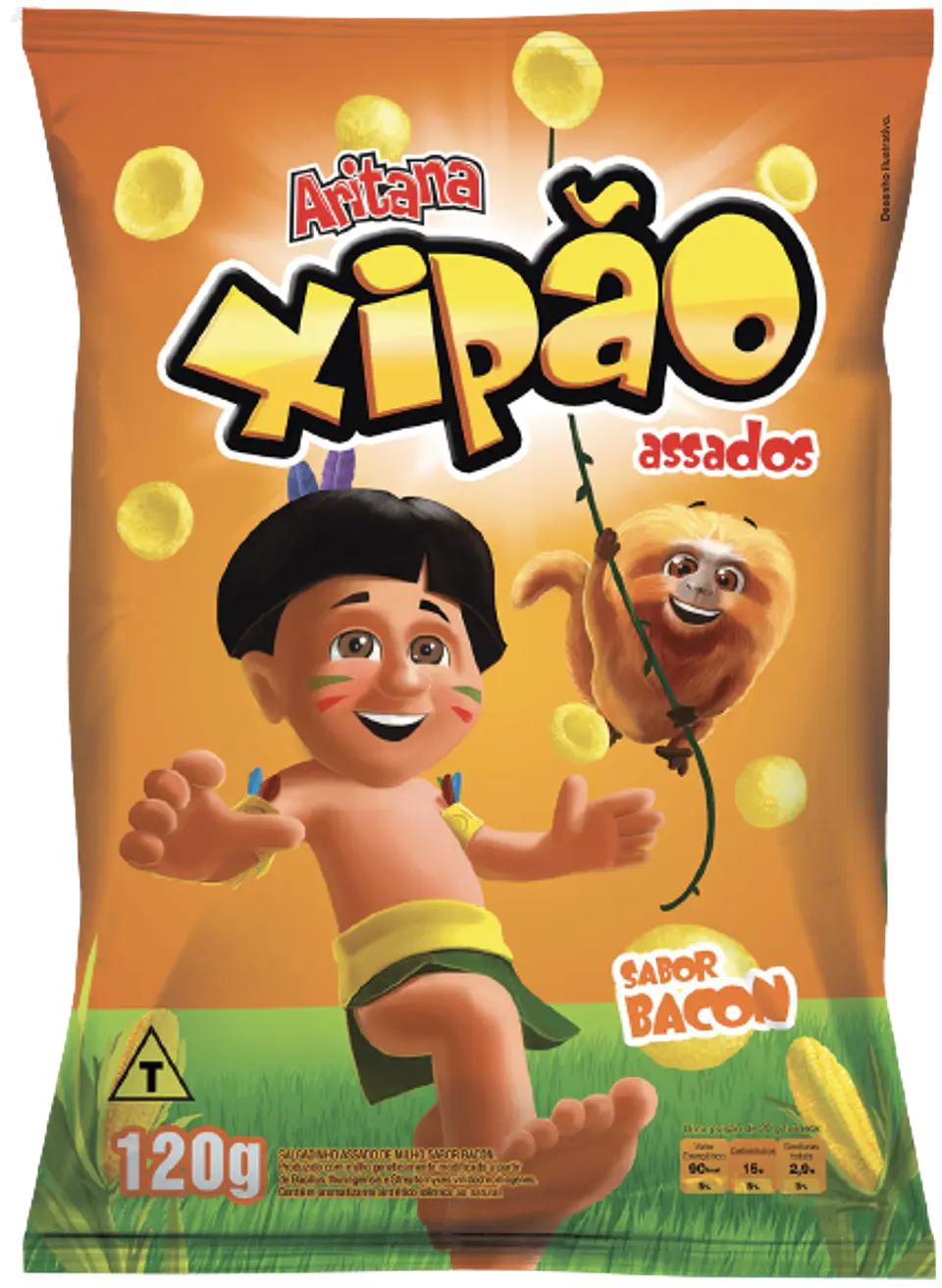 Salgadinho Xipão Bacon 120g  1