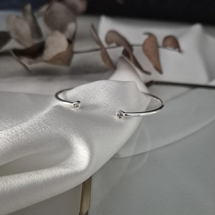 Pulsera Esclava Plata 1
