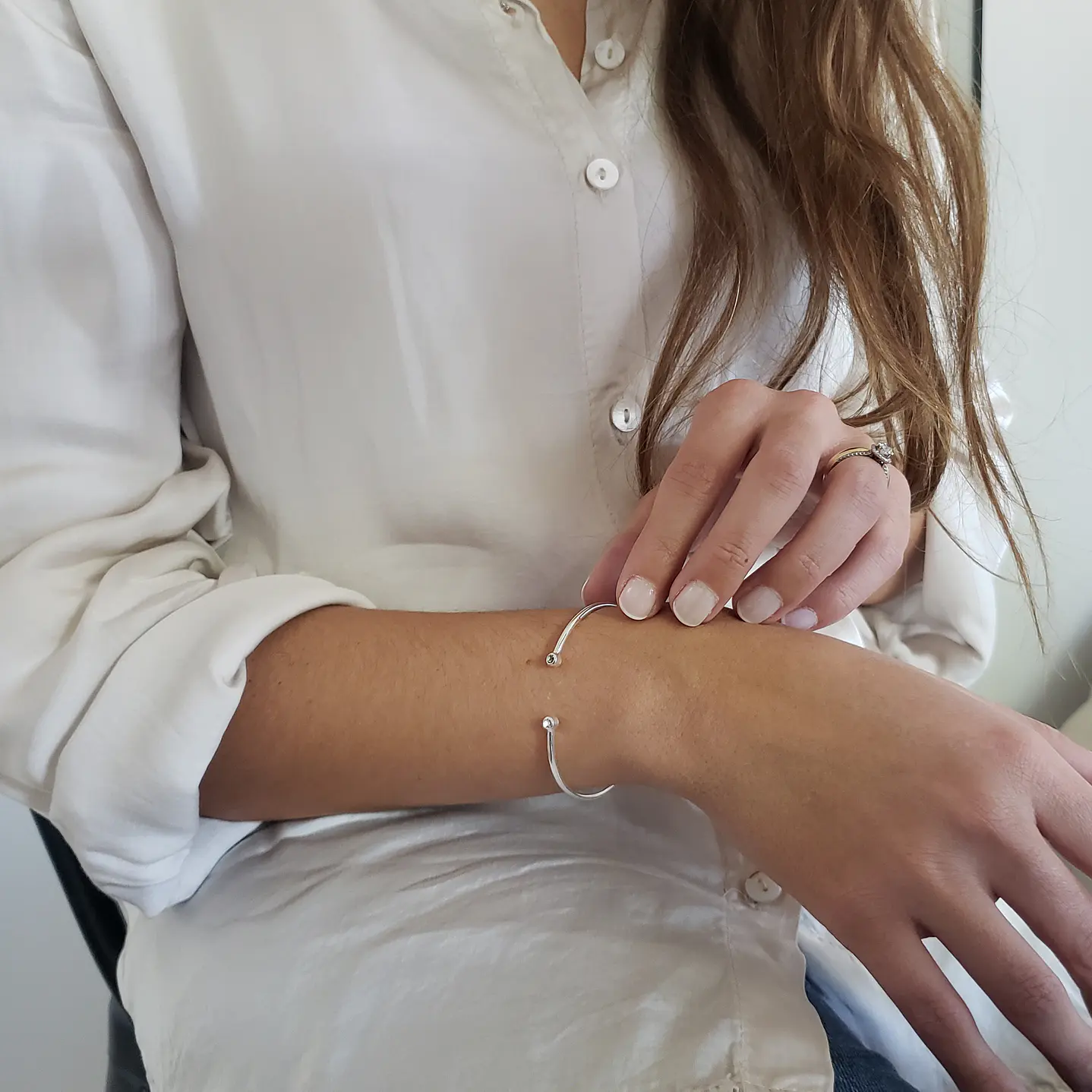 Pulsera Esclava Plata 2