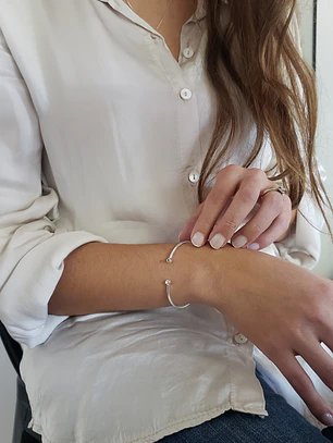 Pulsera Esclava Plata