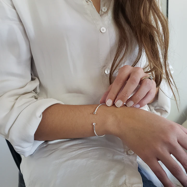 Pulsera Esclava Plata 2
