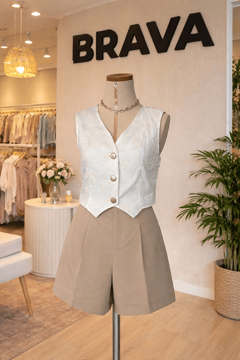 CHALECO IMPERIAL BROCADO