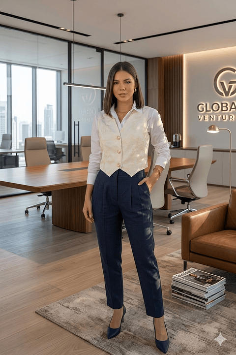 CHALECO IMPERIAL BROCADO