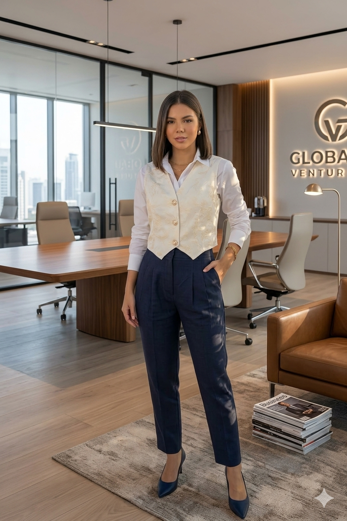 CHALECO IMPERIAL BROCADO 2