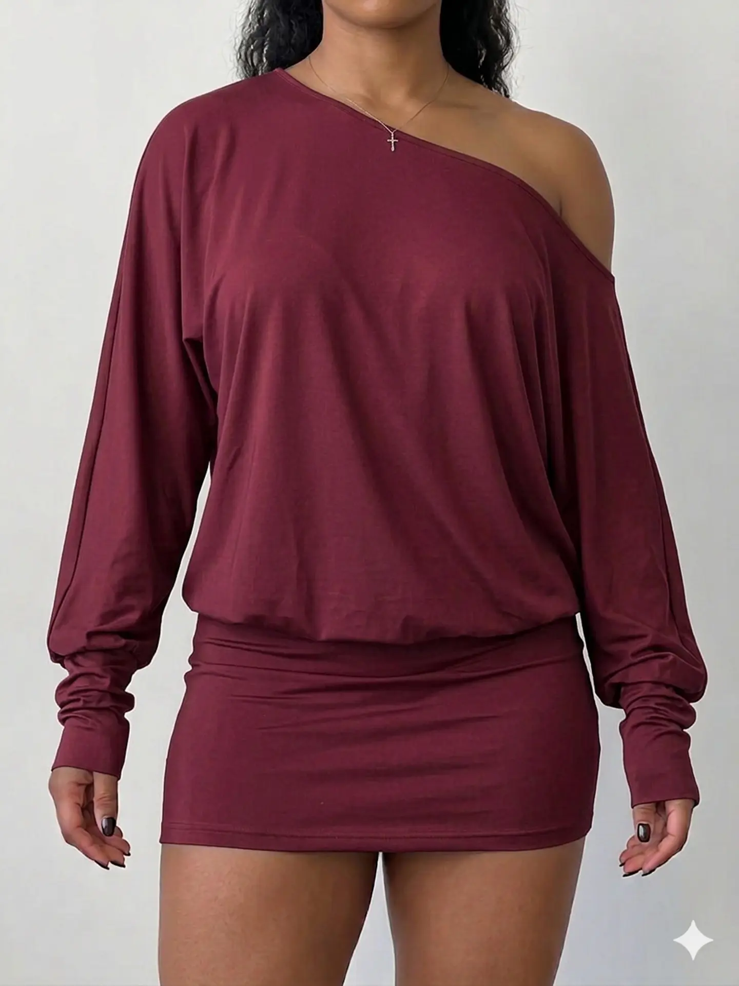 VESTIDO MINI DRAPEADO  2