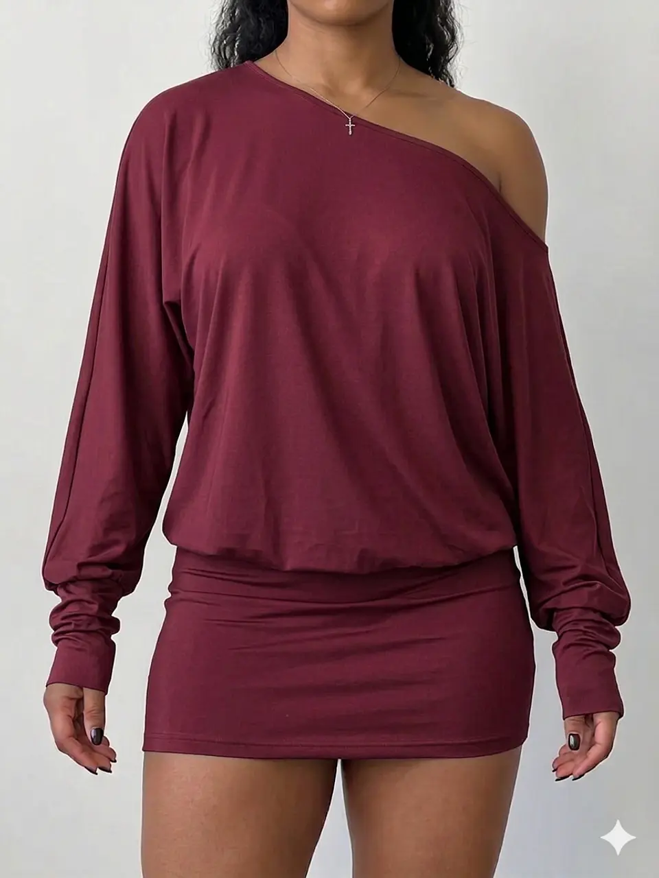 VESTIDO MINI DRAPEADO  2