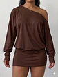 VESTIDO MINI DRAPEADO  - Miniatura 3