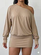 VESTIDO MINI DRAPEADO  - Miniatura 4