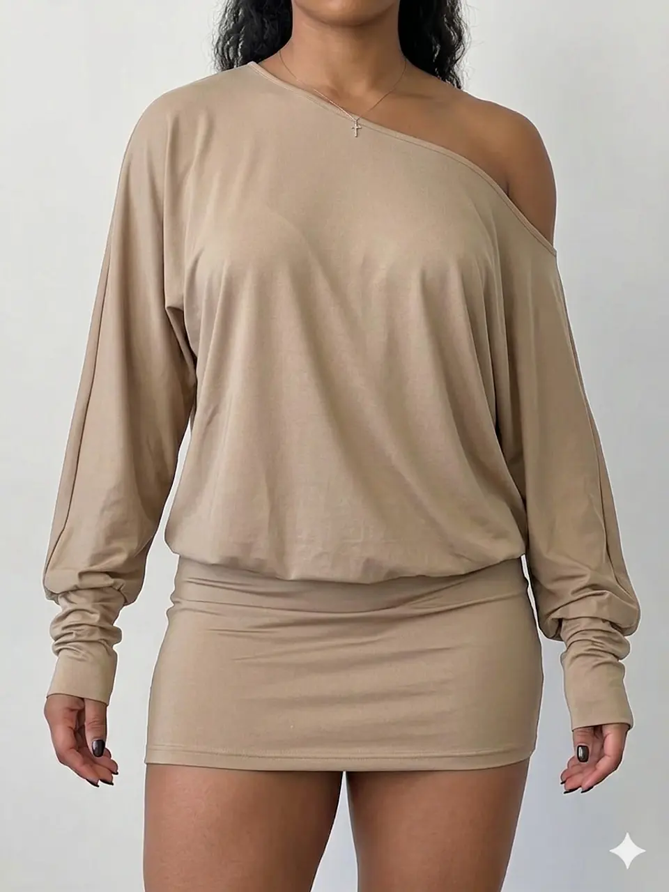 VESTIDO MINI DRAPEADO  4