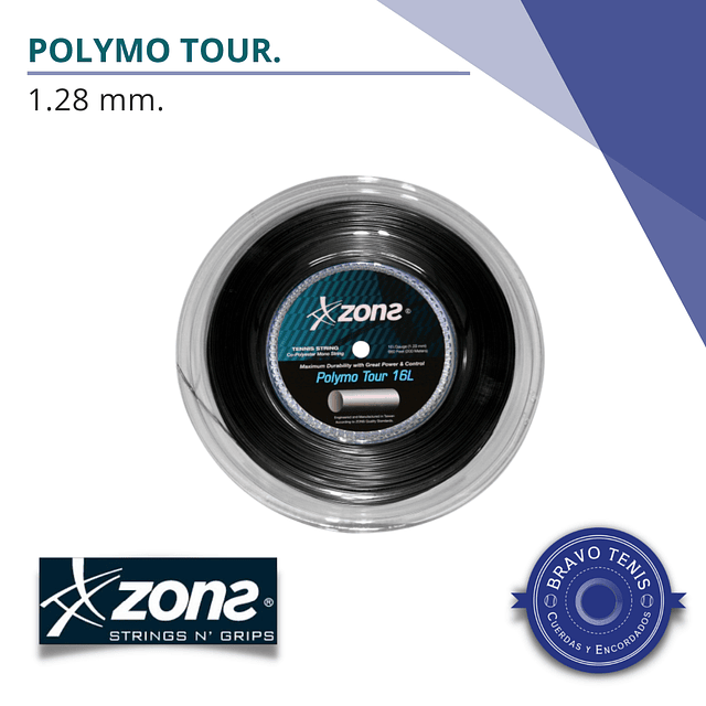 Zons - Rollo Cuerda Polymo tour 1.28mm.