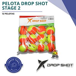 Pelota de Tenis Drop Shot - Stage 2 x12