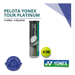 1 Tarro De Pelota Yonex - Tour Platinum X4