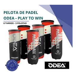 6 Tarros Pelota De Padel Odea - Professional Play To Win! X3