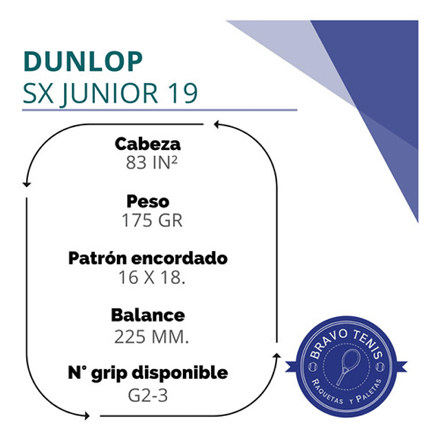 Raqueta Dunlop - Sx Junior 19