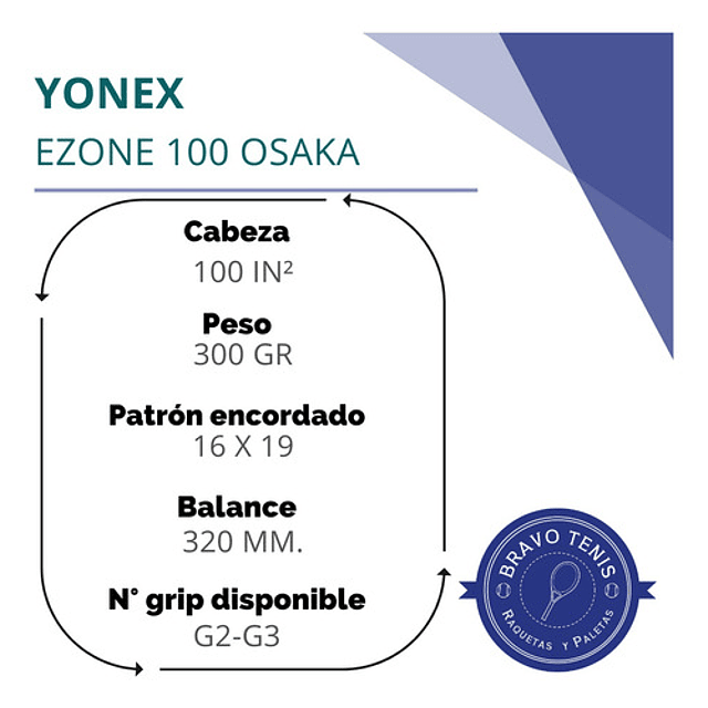Raqueta Yonex - Ezone 100 Osaka