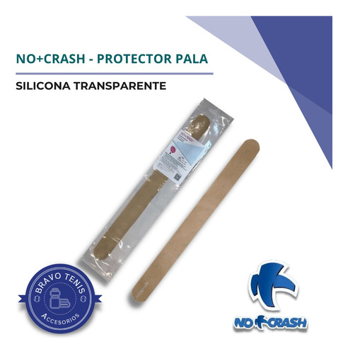 Protector Pala Padel No+Crash Silicona Transparente L y XL