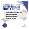 3 Tarros De Pelota De Tenis Robin Soderling - Tour Edition