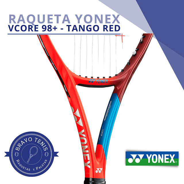 Raqueta Yonex - Vcore 98+ Tango Red