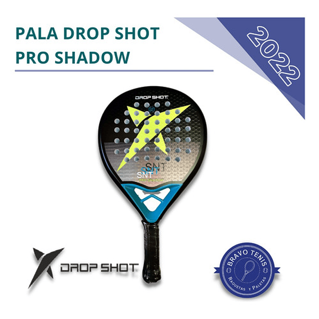 Pala De Pádel Drop Shot Pro Shadow 2022 Con Funda