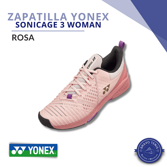 Zapatilla Yonex - Sonicage 3 Woman - Rosa