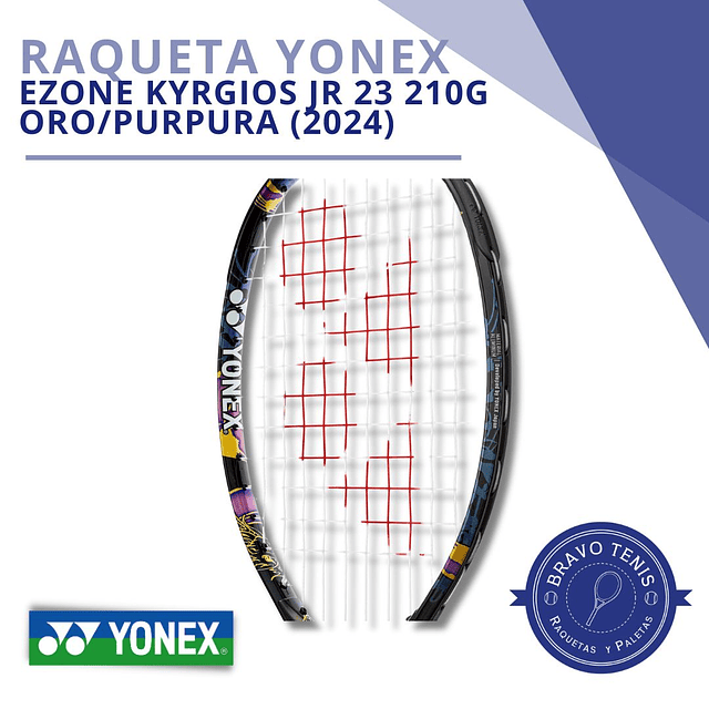 Raqueta Yonex - Ezone Kyrgios JR 23 210g Oro/Purpura (2024)