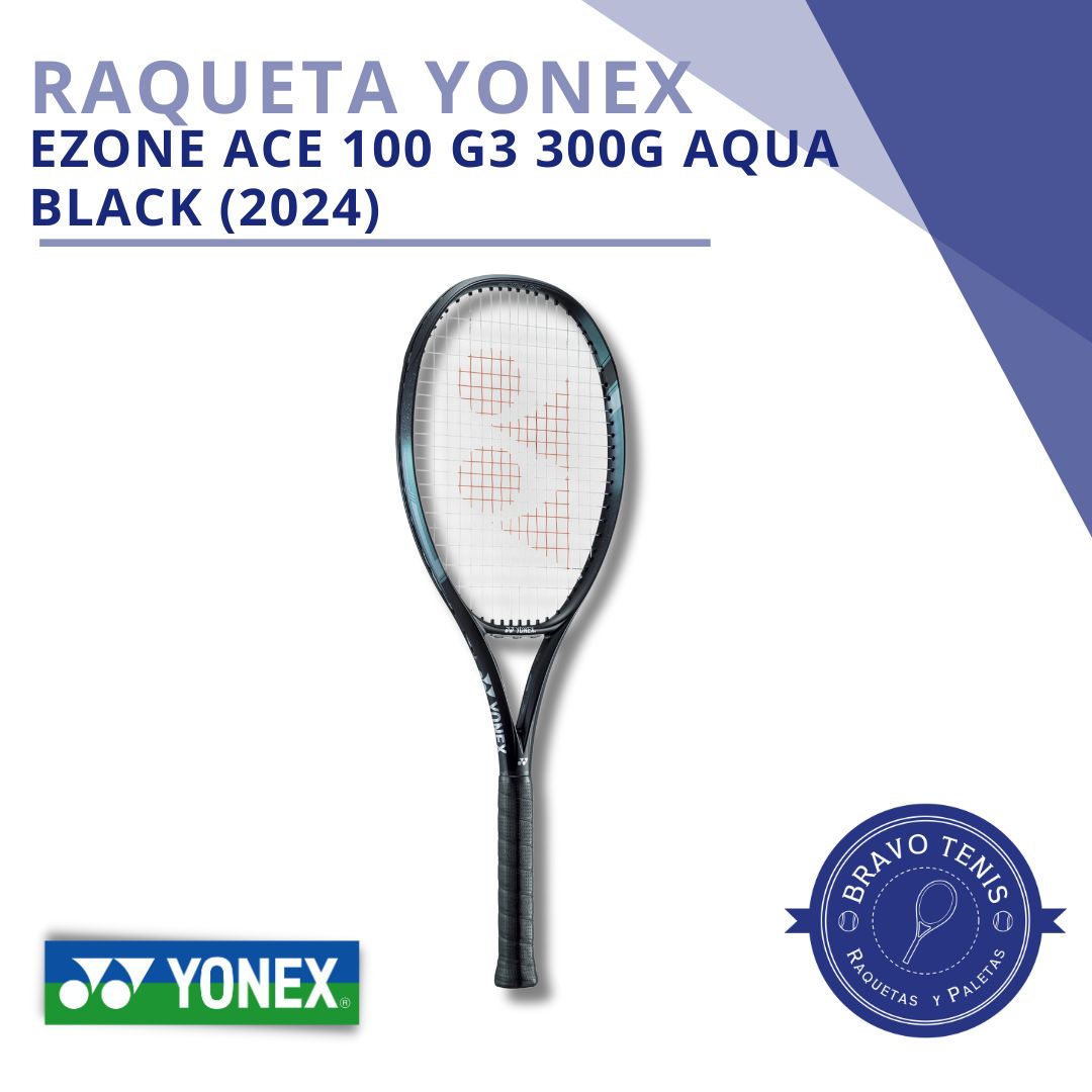 Raqueta Yonex - Ezone Ace 100 G3 300g Aqua Black (2024)