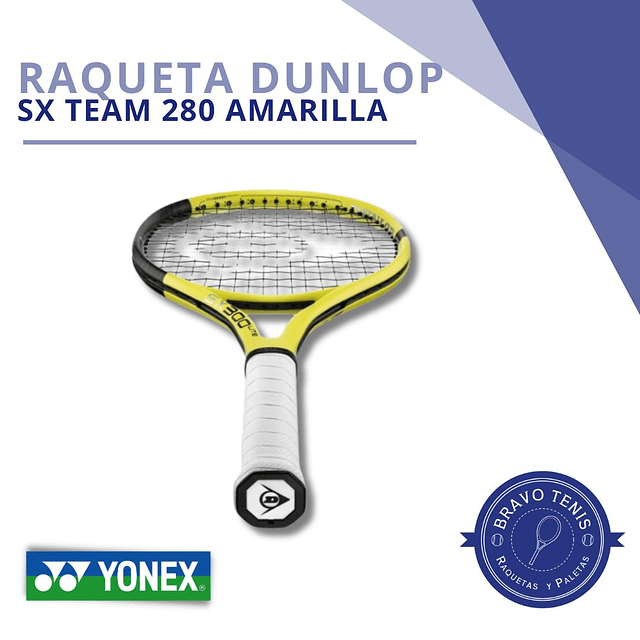 Raqueta Dunlop - SX TEAM 280 Amarilla