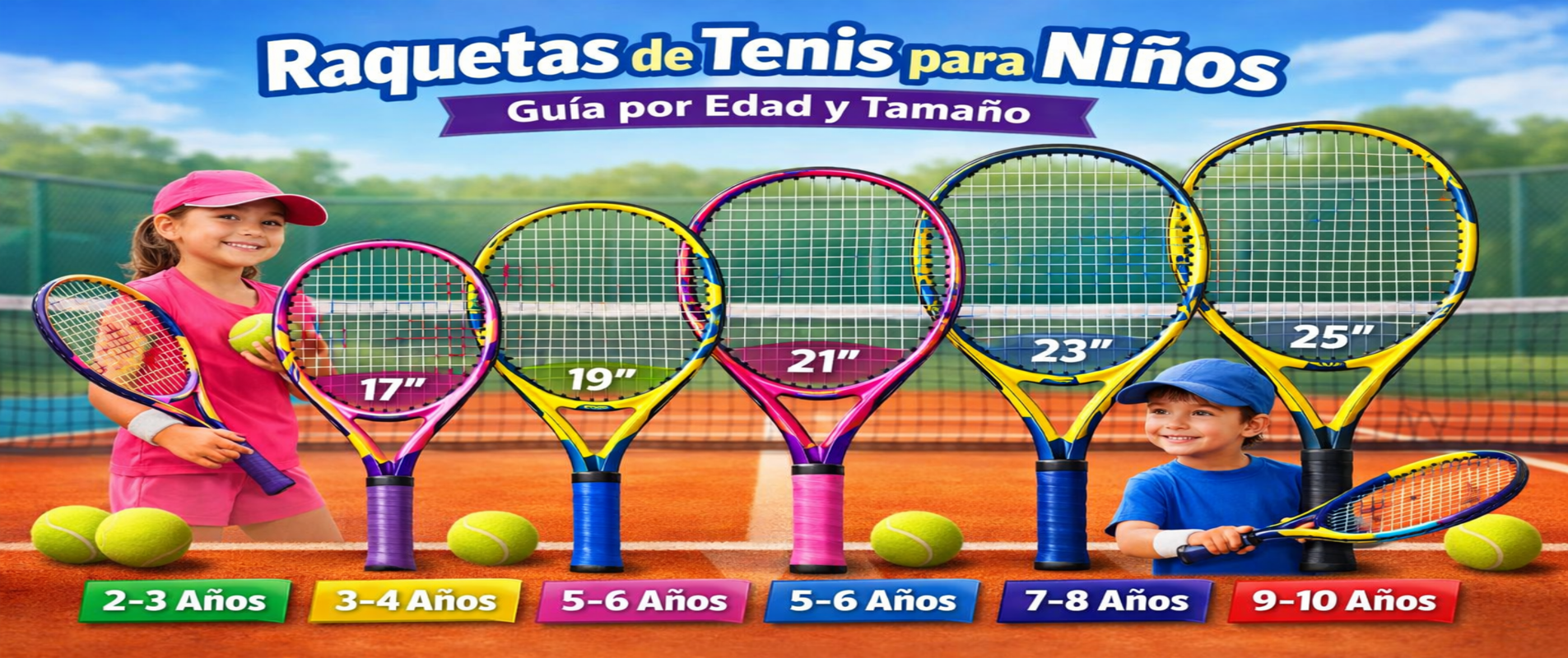 Raquetas de Tenis para Niños